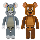Bearbrick 1000% Tom & Jerry Flocky (Set of 2)