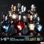 Hot Toys 1/6th Scale Iron Man 3 Collectible Bust Set