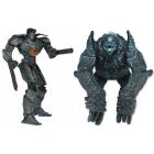 Neca Pacific Rim 7" Deluxe Figure 2-Pack: Gipsy Danger VS Leather Back