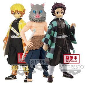 Banpresto Demon Slayer Kimetsu no Yaiba Grandista (Hashibira Inosuke) (Tanjiro Kamado) (Agatsuma Zenitsu)