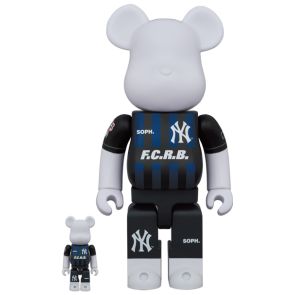 Bearbrick 100% &amp; 400% F.C.R.B x New York Yankees