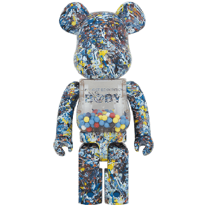 Bearbrick 1000% My First Baby x Jackson Pollock