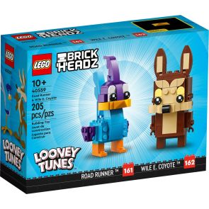 LEGO BrickHeadz 40559 Road Runner &amp; Wile E. Coyote (205 Pieces)