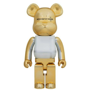 Bearbrick 1000% Medicom Toy Plus Gold Chrome Ver.