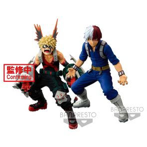 Banpresto My Hero Academia World Figure Colosseum Katsuki Bakugo / Shoto Todoroki