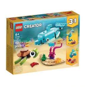 LEGO Creator 3in1 31128 Dolphin and Turtle (137 Pieces)