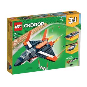 LEGO Creator 3in1 31126 Supersonic-Jet (215 Pieces)
