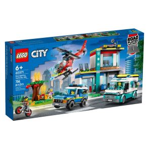 LEGO City 60371 Emergency Vehicles HQ (706 Pieces)