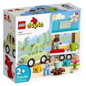 LEGO DUPLO 10986 Town Family House on Wheels (31 Pieces)