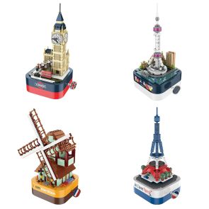 JAKI Music Box: World Theme Series Building Block Sets