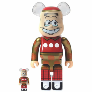 Bearbrick 100% &amp; 400% Old x Master Q 老夫子