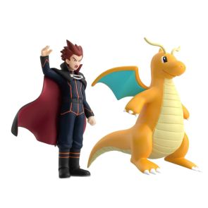 Banpresto Pokémon Scale World Kanto Region Lance &amp; Dragonite W/O Gum