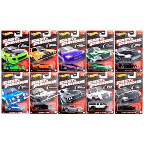 Mattel Hot Wheels Fast &amp; Furious Themed 2023 Dash A (Set Of 10)