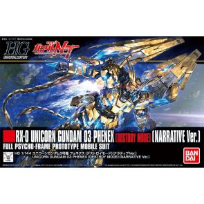 Bandai HGUC 1/144 Unicorn Gundam 03 Phenex (Destroy Mode) - Narrative Ver. (59250)