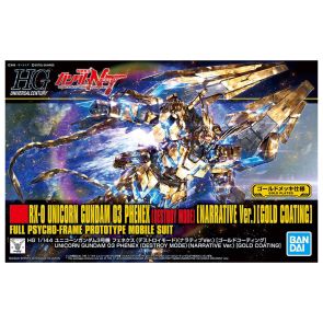 Bandai HGUC 1/144 Unicorn Gundam 03 Phenex (Destroy Mode) Narrative Ver. [Gold Coating] (55342)