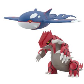 Bandai Pokemon Scale World Hoenn Kyogre / Hoenn Groudon Action Figures