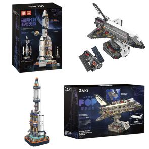 JAKI Project Dawn: Rocket &amp; Space Shuttle Breaking-Dawn V Building Block Sets