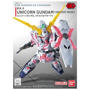 Bandai SD Gundam EX-Standard 005 Unicorn Gundam (Destroy Mode) (57966)