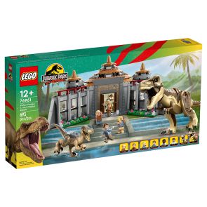 LEGO Jurassic Park 76961 Visitor Center: T. Rex &amp; Raptor Attack (693 Pieces)