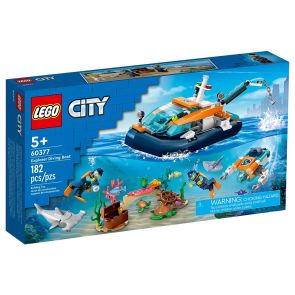 LEGO City 60377 Explorer Diving Boat (182 Pieces)