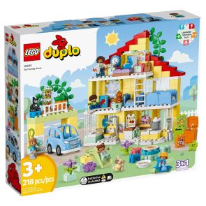 LEGO DUPLO 10994 Town 3-In-1 Family House (218 Pieces)