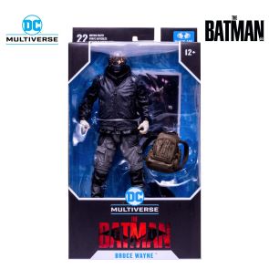 McFarlane Toys DC Multiverse Batman Movie 7&quot; Figure Bruce Wayne Drifter Half Mask (15082)