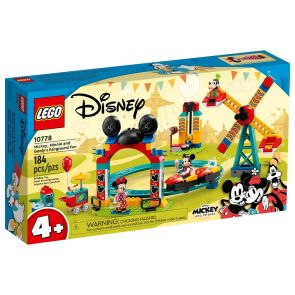LEGO Disney 10778 Mickey and Friends – Mickey, Minnie and Goofy’s Fairground Fun (184 Pieces)