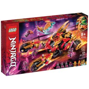 LEGO NINJAGO 71773 Kai’s Golden Dragon Raider (624 Pieces)