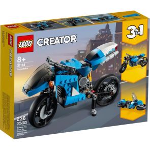 LEGO Creator 3in1 31114 Super Motor Bike (236 Pieces)