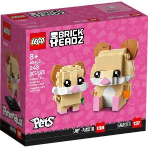 LEGO BrickHeadz 40482 Pets Hamster (243 Pieces)