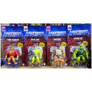 Mattel Master of The Universe Origins Action Figure Assortment Dash P (King Randor, Trap Jaw, Digitino, Whiplash)