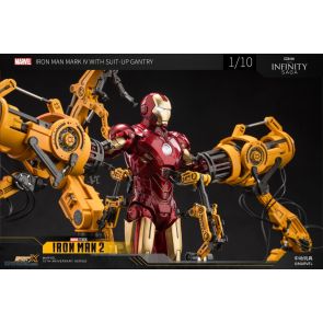 ZD Toys - 1/10 Iron Man MK IV with Suit-Up Gantry Action Figure Set