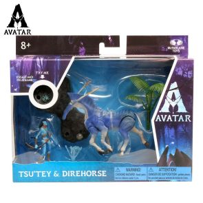 McFarlane Toys Disney Avatar World of Pandora - Tsu&#039;Tey &amp; Direhorse (16377)