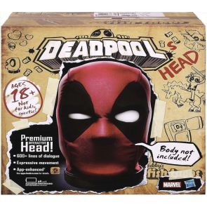 Marvel Legends Deadpool Premium Interactive Head, Moving, Talking Electronic, App-Enhanced Adult Collectible