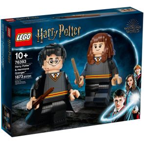 LEGO Harry Potter 76393 : Harry Potter &amp; Hermione Granger (1673 Pieces)
