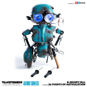ThreeA Transformers The Last Knight: Autobot Sqweeks 1/6th Scale Figure