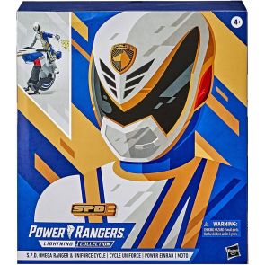 HASBRO POWER RANGERS LIGHTNING COLLECTION S.P.D OMEGA &amp; UNIFORCE CYCLE