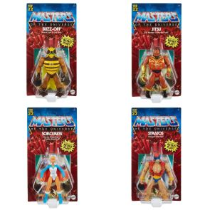 Mattel MOTU Masters of the Universe Origins Figure Dash L set of 4 - Buzz-Off, Jitsu, Sorceress, Stratos