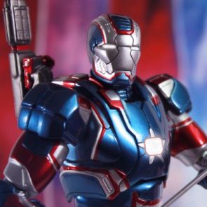 Super Alloy 1/12 Scale Iron Man 3 Iron Patriot Diecast Figure