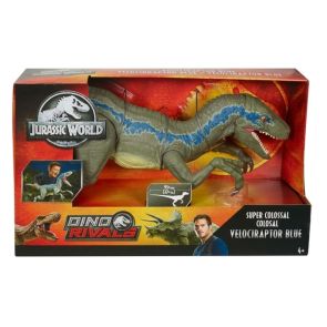 Jurassic World Super Colossal Velociraptor Blue