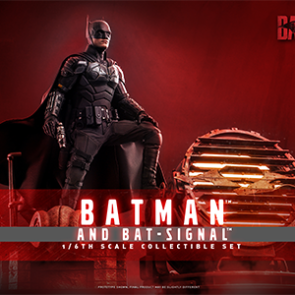 Hot Toys MMS641 The Batman - 1/6th scale Batman and Bat-Signal Collectible Set