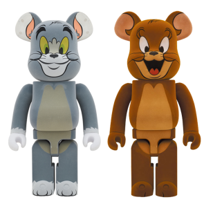 Bearbrick 1000% Tom &amp; Jerry Flocky (Set of 2)