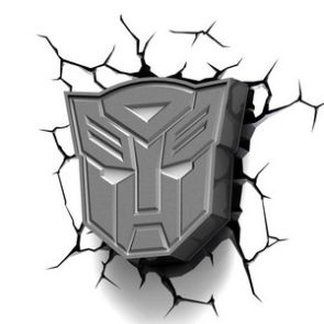 3D LightFX Transformers Autobots Logo Deco Light