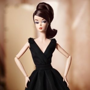 2017 Barbie BFMC Silkstone Classic Black Dress Doll