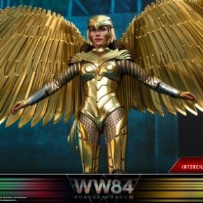 Hot Toys 1/6th Scale MMS578 Wonder Woman 1984 Golden Armor Wonder Woman Collectible Figure (Deluxe Version)