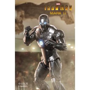 Zhongdong Toy 7-Inch Iron Man MKII Mark 2 Action Figure (with LED Lights)