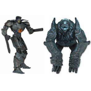 Neca Pacific Rim 7&quot; Deluxe Figure 2-Pack: Gipsy Danger VS Leather Back