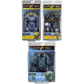 Neca Pacific Rim 7&quot; Series 2: Set of 3 (Battle Damaged Gypsy Danger, Striker Eureka &amp; Leatherback)