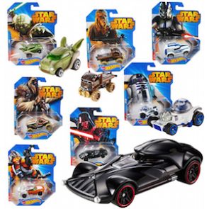 Hot Wheels Star Wars Character Car (Set of 7)