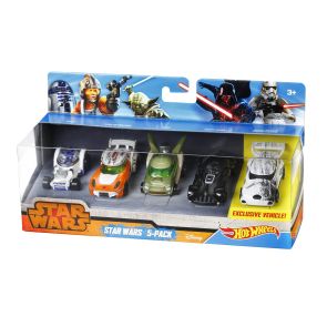 Hot Wheels Star Wars Character Car 5-Pack